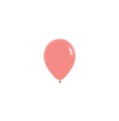 Fashion Tropical Coral 12cm Round Balloon Pk 100