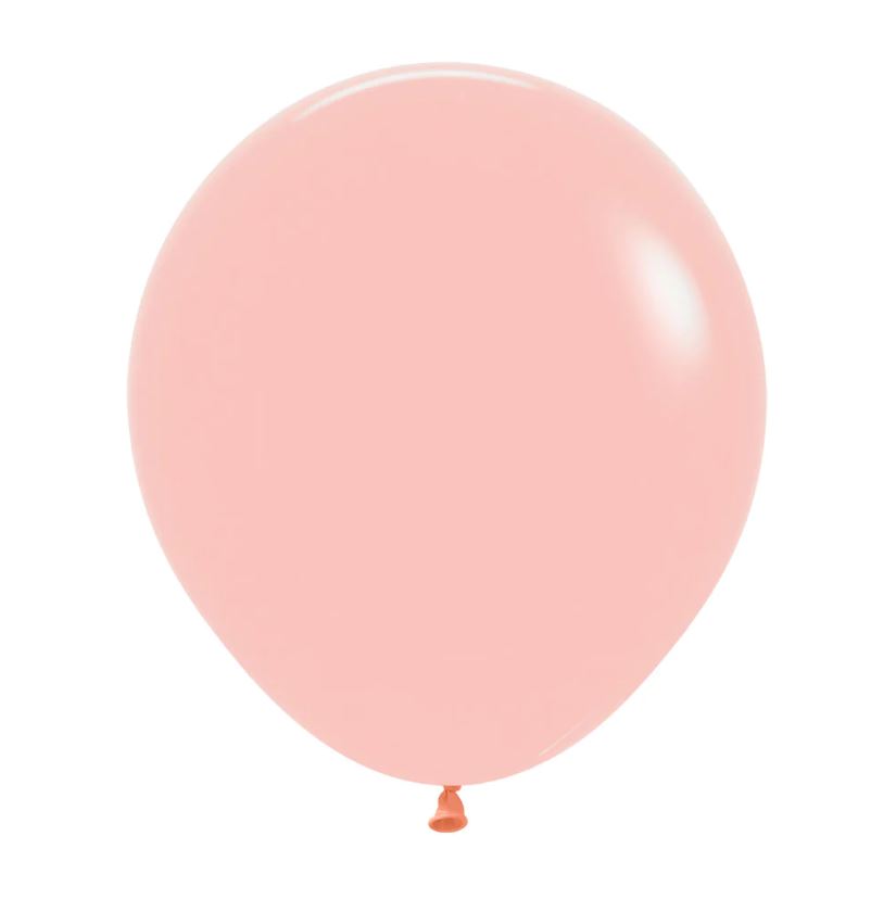 Matte Pastel Melon 45cm Round Balloon Pk6