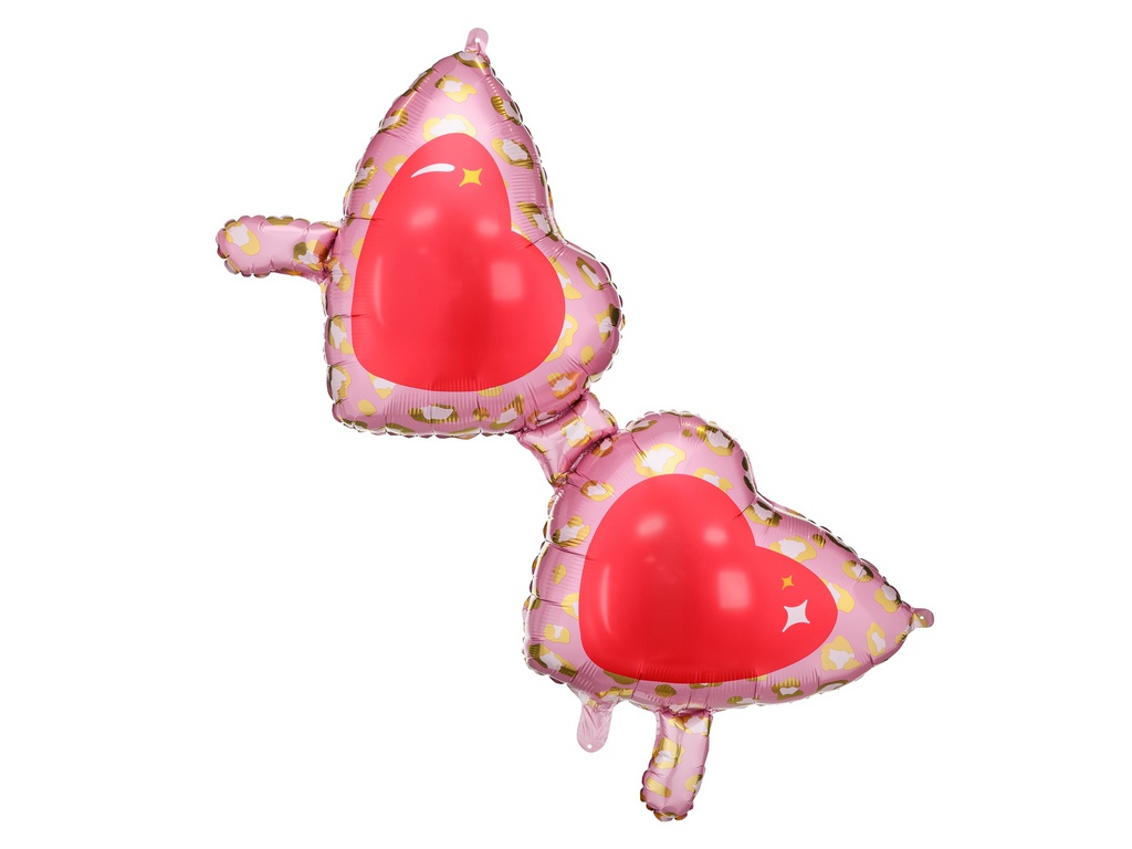 PD Foil Balloon Heart Glasses 115.5x52