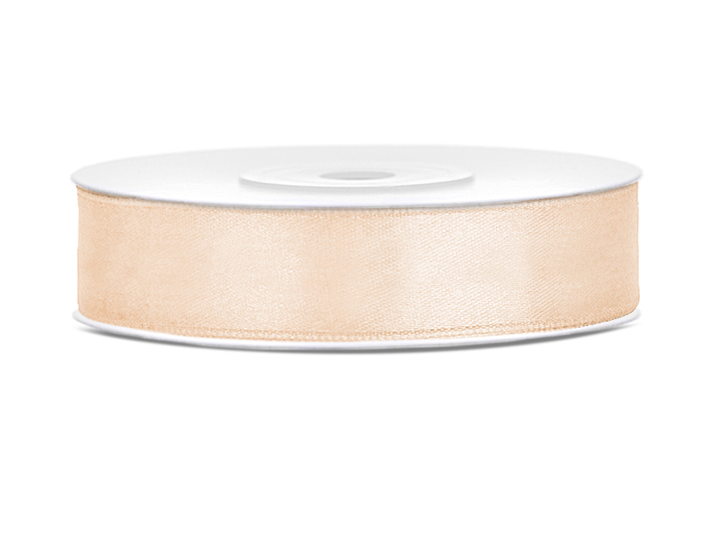 PD Satin Ribbon Cream 12mm/25m 1pk