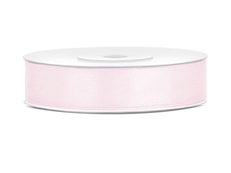 PD Satin Ribbon Light Powder Pink 12mm/25m 1pk