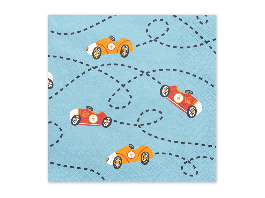 PD Napkins Cars 33x33cm 12pk