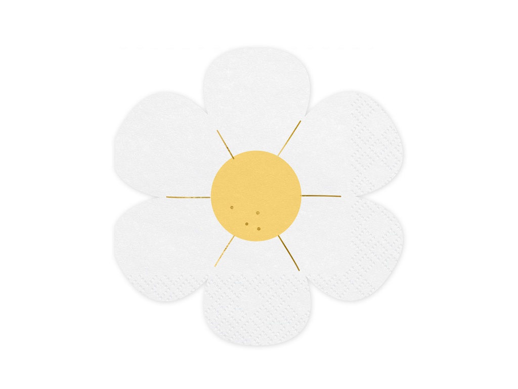 PD Napkins Daisy 16x16.5cm 12pk