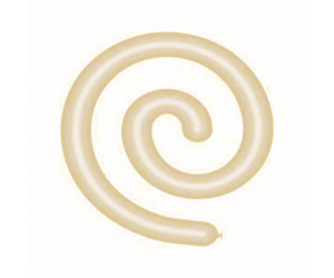 Fashion White Sand 260 Twisty Balloon 50pk