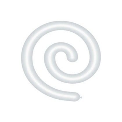Fashion White 260 Twisty Balloon 50pk