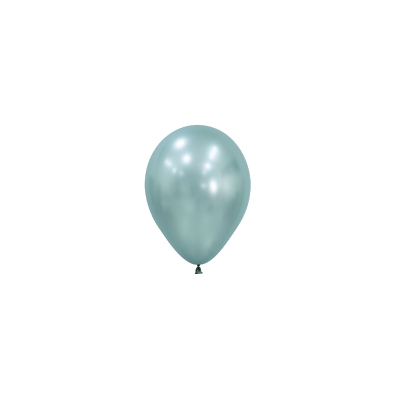 Silk Cool Mint 12cm Round Balloon 100pk