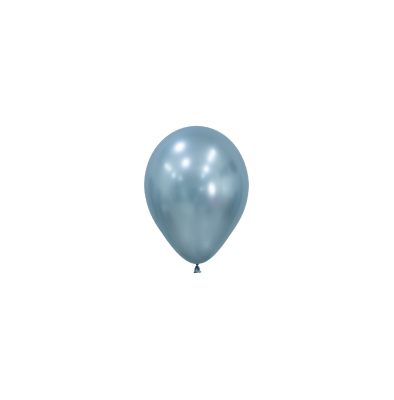 Silk Arctic Blue 12cm Round Balloon 20pk