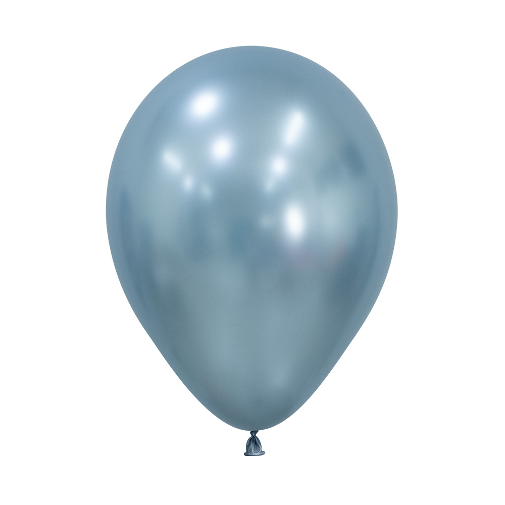 Silk Arctic Blue 30cm Round Balloon 50pk
