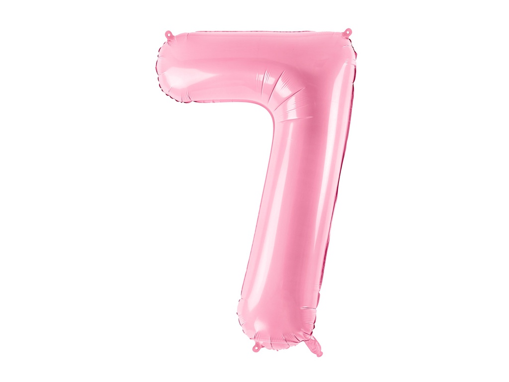 PD Foil Balloon Number ''7'' 86cm Pink 1pk