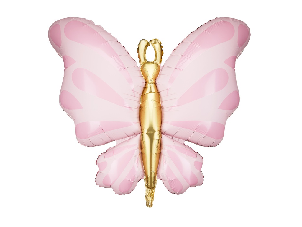 PD Foil Balloon Butterfly 69x69cm Pink 1pk