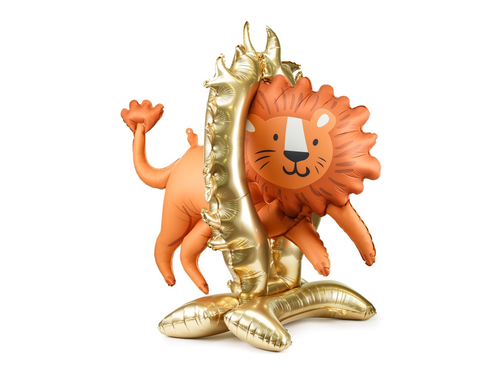 PD Standing Foil Balloon Lion 97x97 cm 1pk