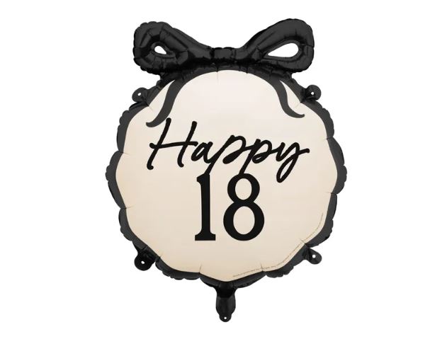 PD Foil Balloon Pill Happy ''18'' 47x53cm 1pk