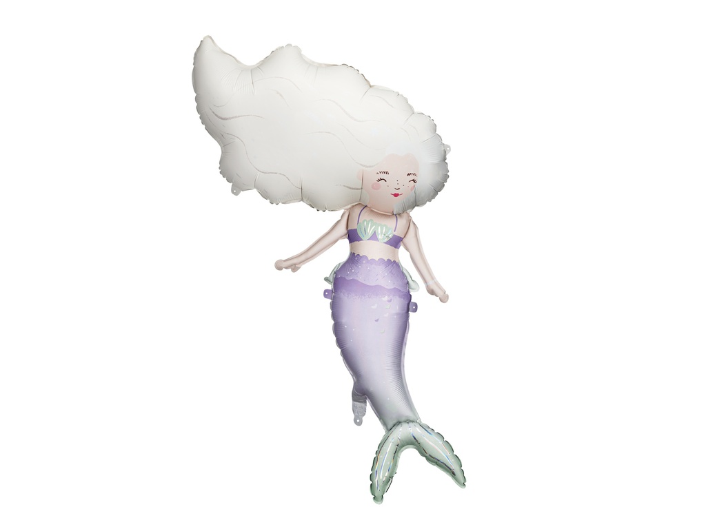 PD Foil Balloon Mermaid 72x52cm 1pk