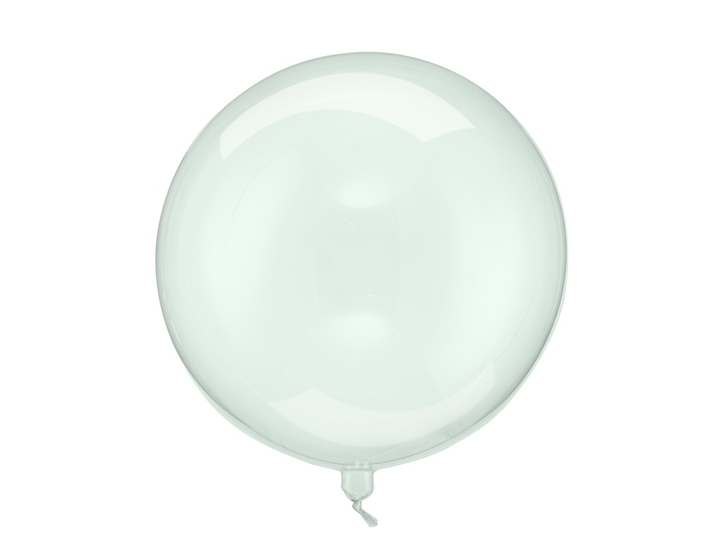 PD Transparent Balloon Sphere Green 40cm 1pk