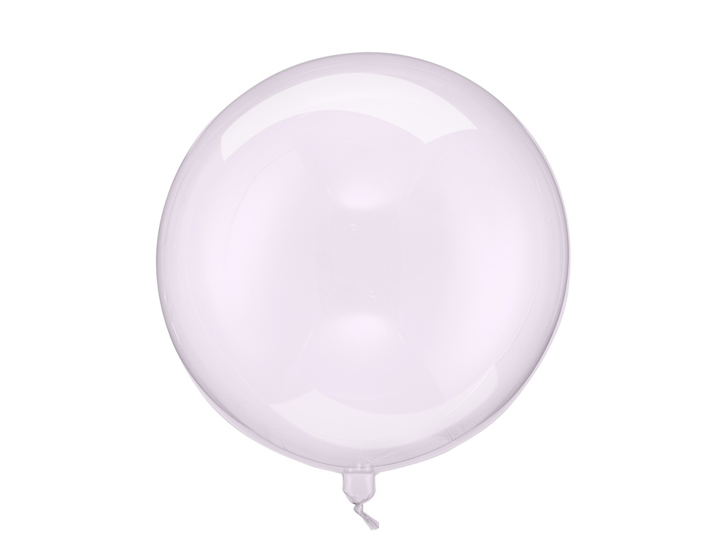 PD Transparent Balloon Sphere Purple 40cm 1pk