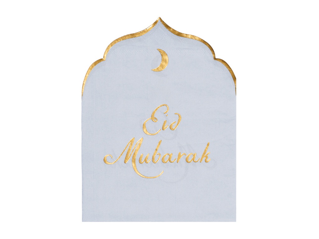 PD Eid Mubarak Napkins 16x13.5cm 12pk