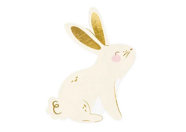 PD Napkins Bunny 14x15cm 12pk