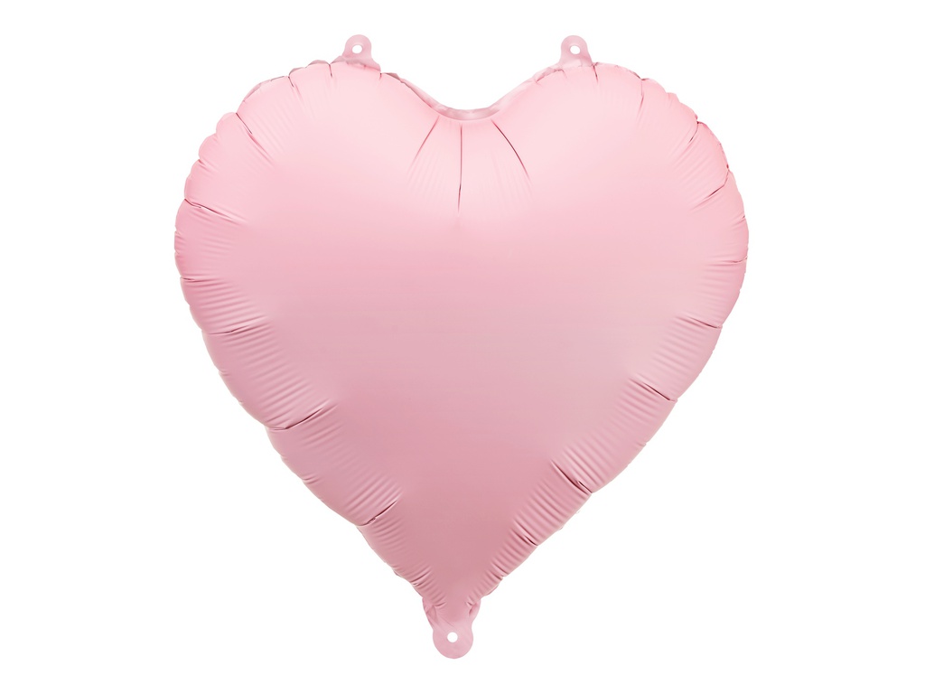 PD Foil Balloon Heart 45cm Pink 1pk