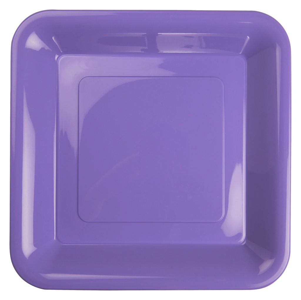 FS Square Banquet Plate 10 Lilac 20pk&quot;