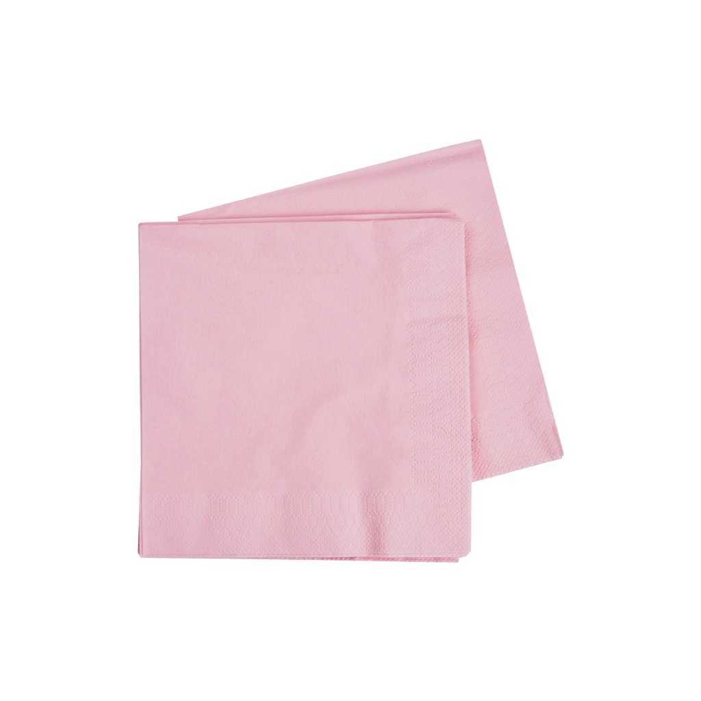 FS Cocktail Napkin 250mm Classic Pink 40pk
