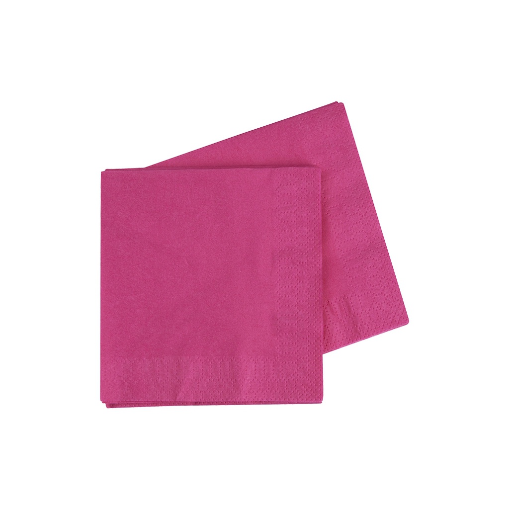 FS Cocktail Napkin 250mm Magenta 40pk