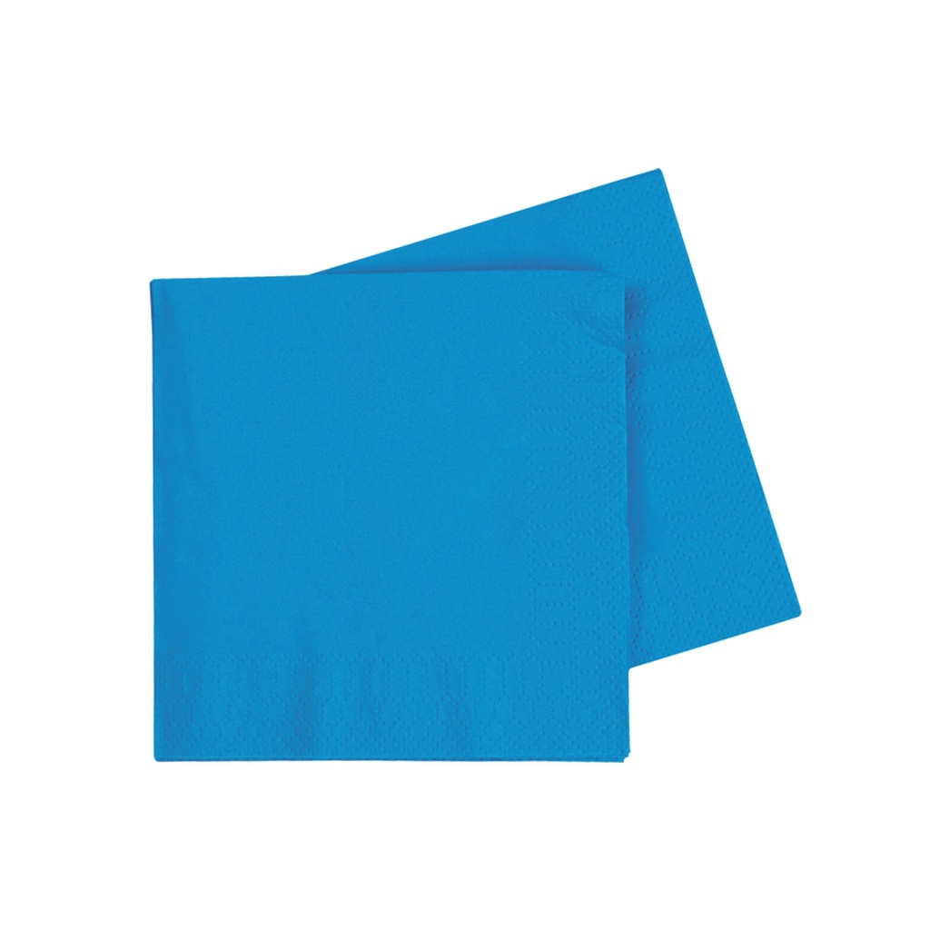 FS Cocktail Napkin 250mm Electric Blue 40pk (D)
