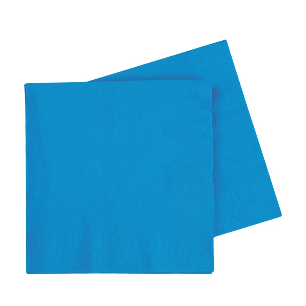 FS Lunch Napkin 330mm Electric Blue 40pk (D)