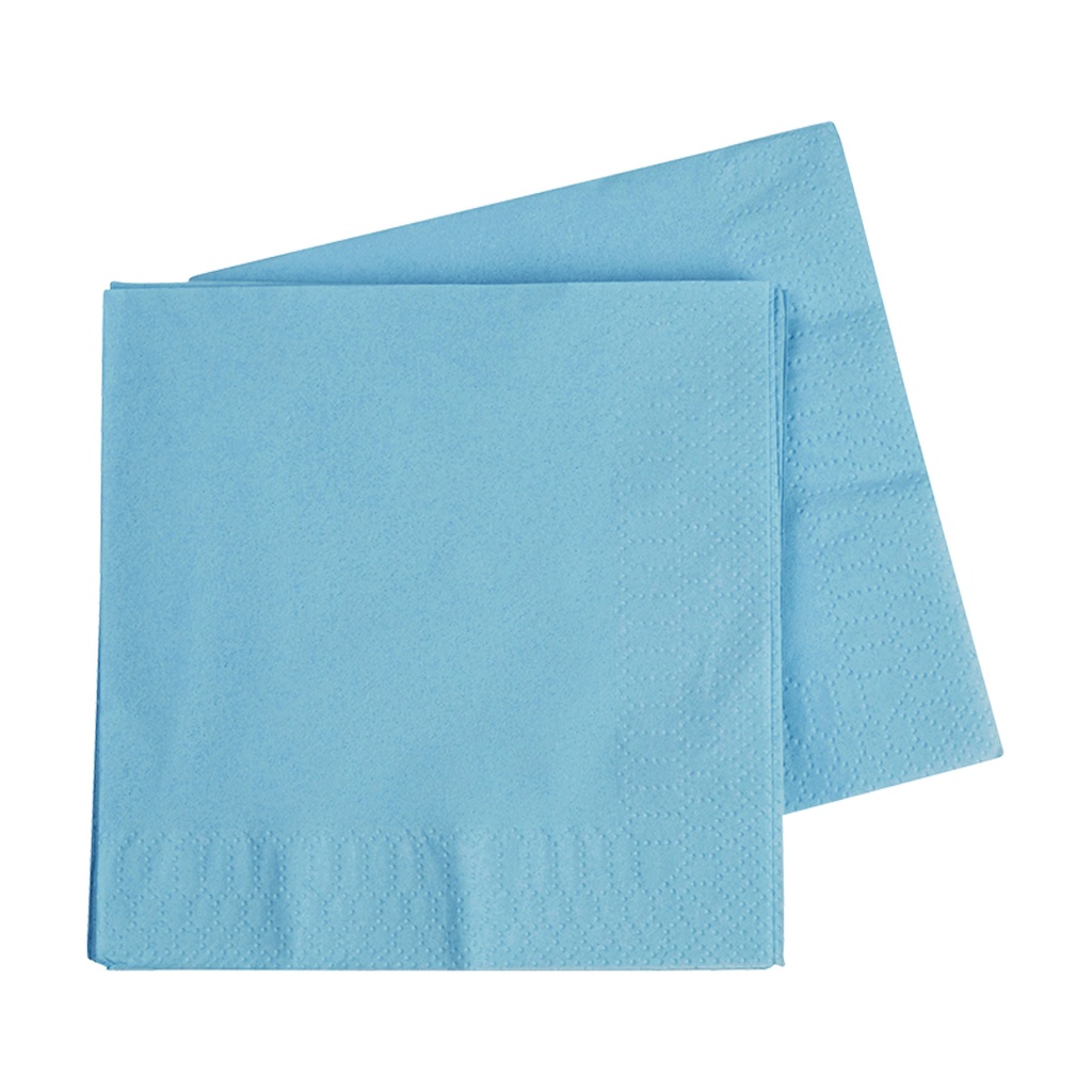 FS Lunch Napkin 330mm Pastel Blue 40pk