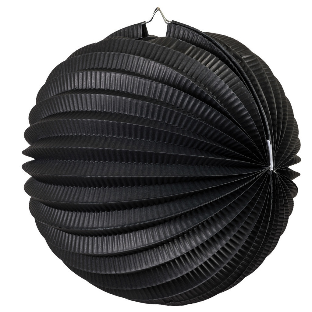 FS  Accordion Lantern Black  35cm 1 pk (D)