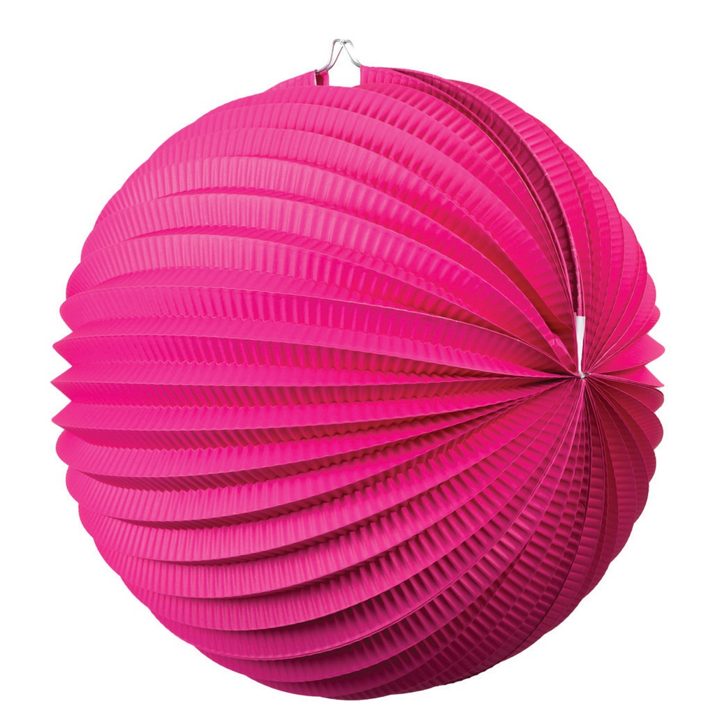 FS  Accordion Lantern Magenta  35cm 1 pk (D)