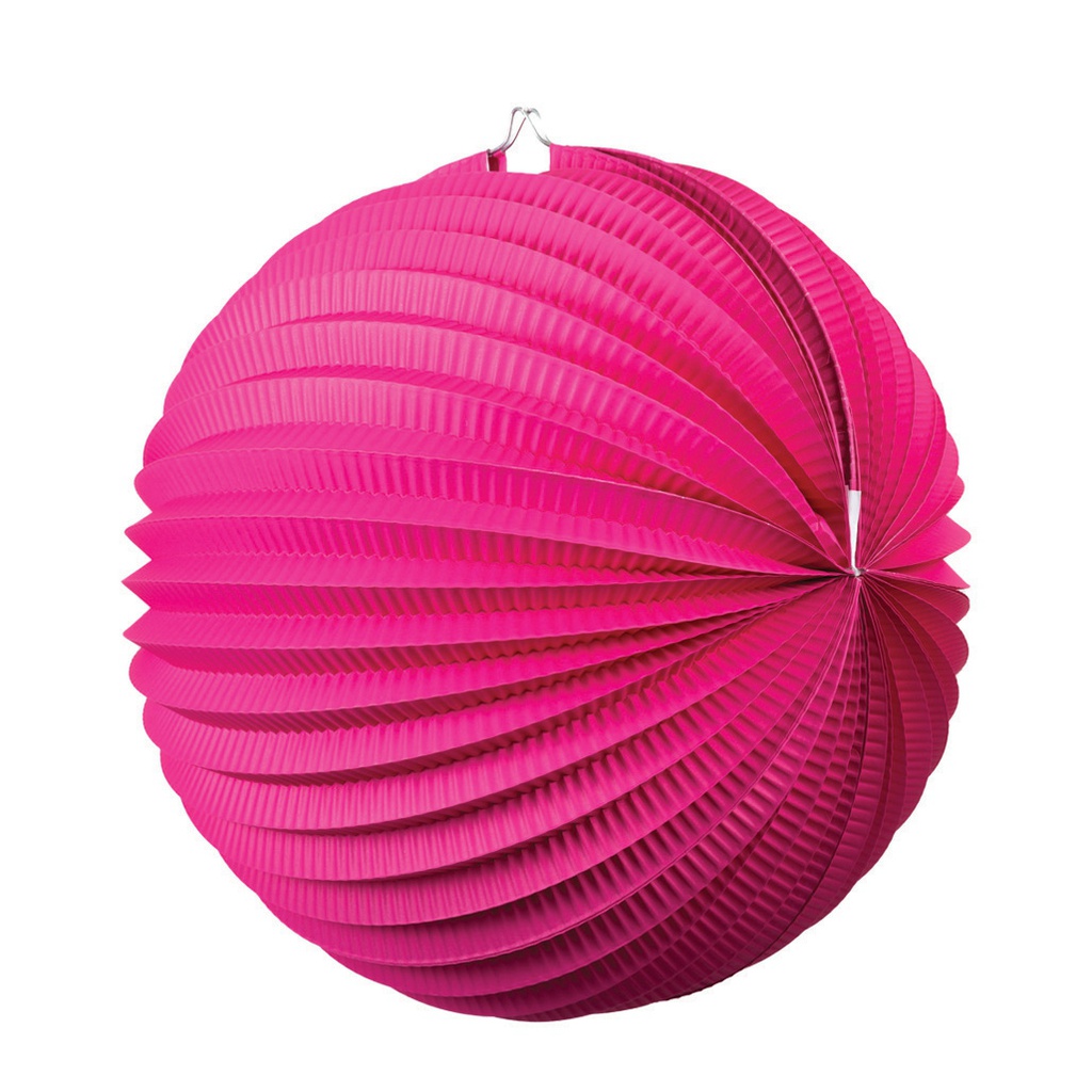 FS  Accordion Lantern Magenta  25cm 1 pk (D)