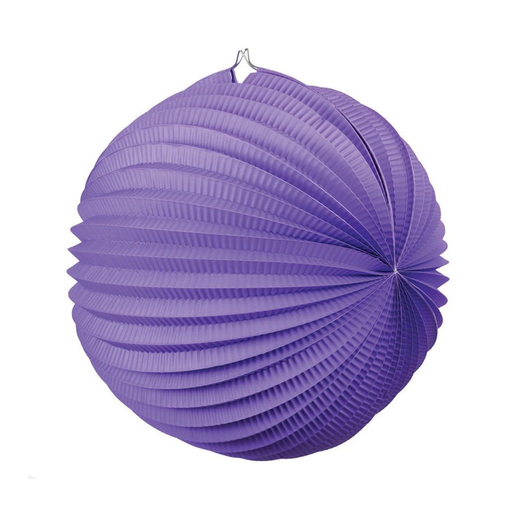 FS  Accordion Lantern Lilac  25cm 1 pk (D)