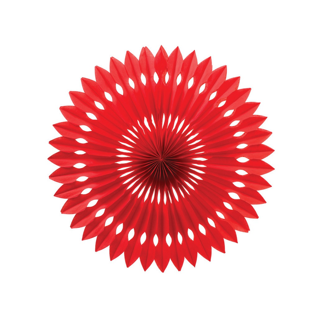 FS  Hanging Fan Apple Red 40cm 1 pk (D)
