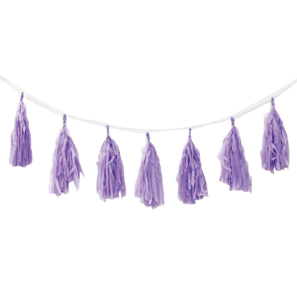 FS  Tassel Garland Lilac 3m 12 pk