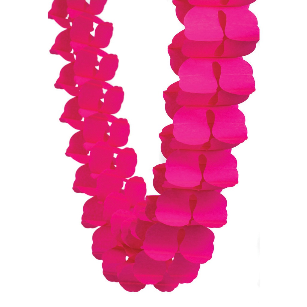 FS  Honeycomb Garland Magenta 4m 1 pk
