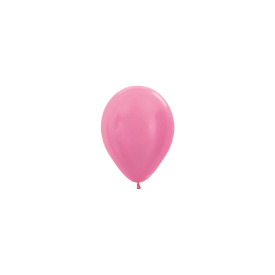 Pearl Fuchsia 12cm Round Balloon 100pk