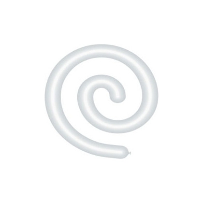 Fashion White 160 Twisty Balloon 100pk