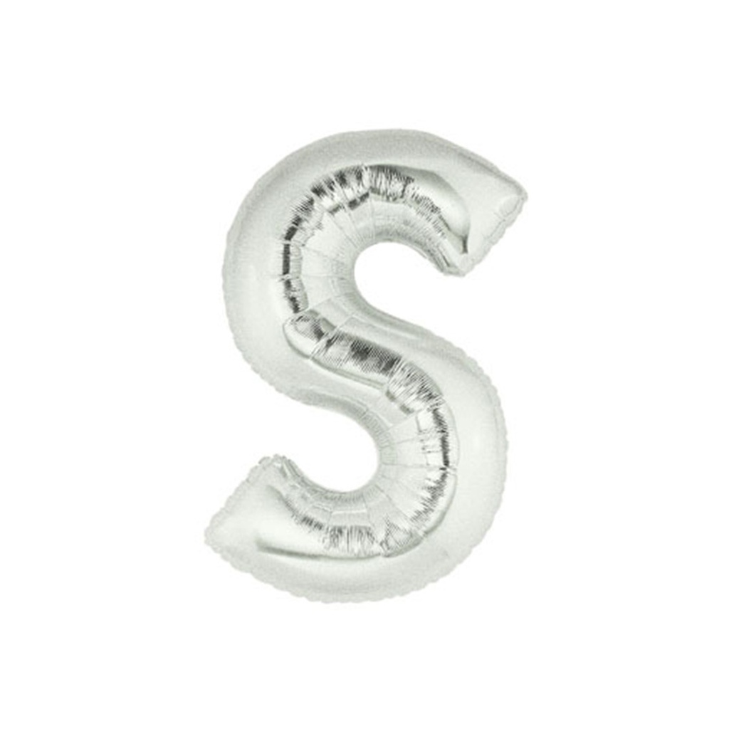 M/Loon Mini S Silver Foil Balloon 7&quot; 1pk