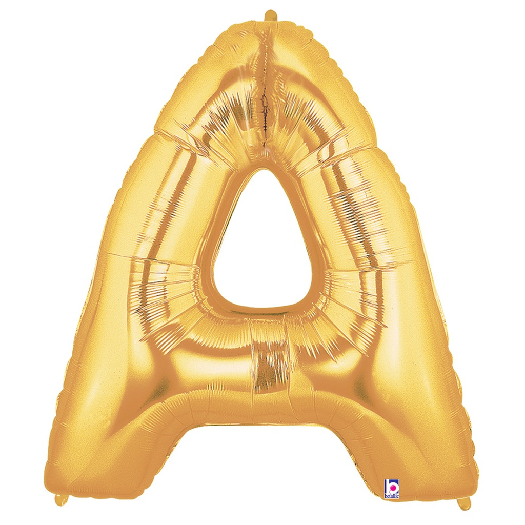 Megaloon A Gold Foil Balloon 40&quot; 1pk