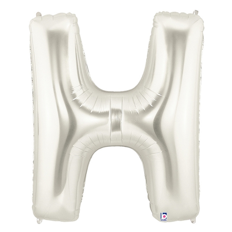 Megaloon H Silver Foil Balloon 40&quot; 1pk
