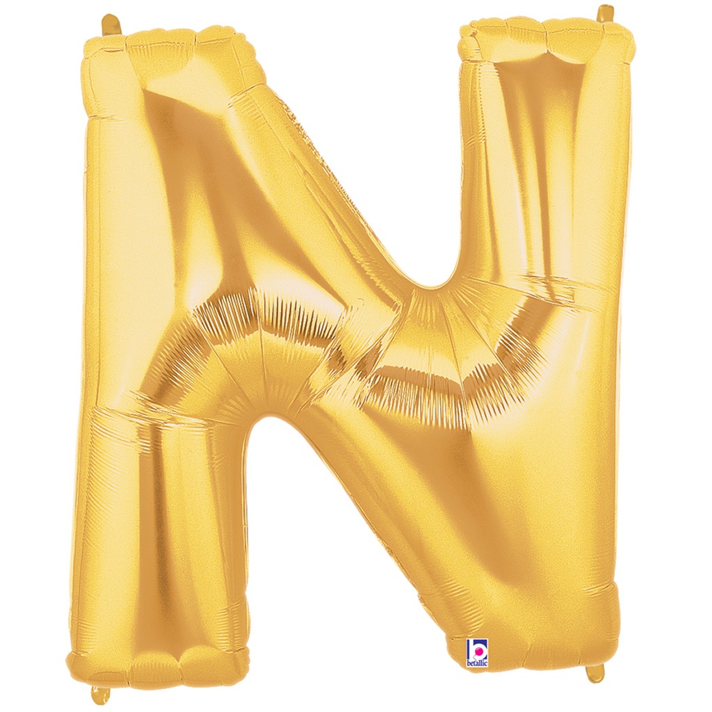 Megaloon N Gold Foil Balloon 40&quot; 1pk