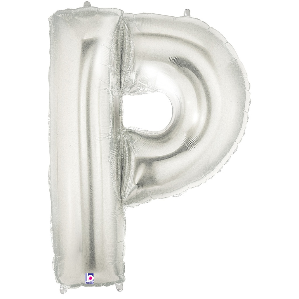 Megaloon P Silver Foil Balloon 40&quot; 1pk