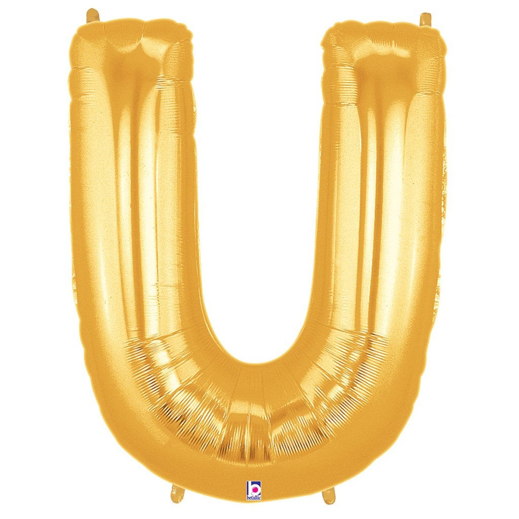 Megaloon U Gold Foil Balloon 40&quot; 1pk