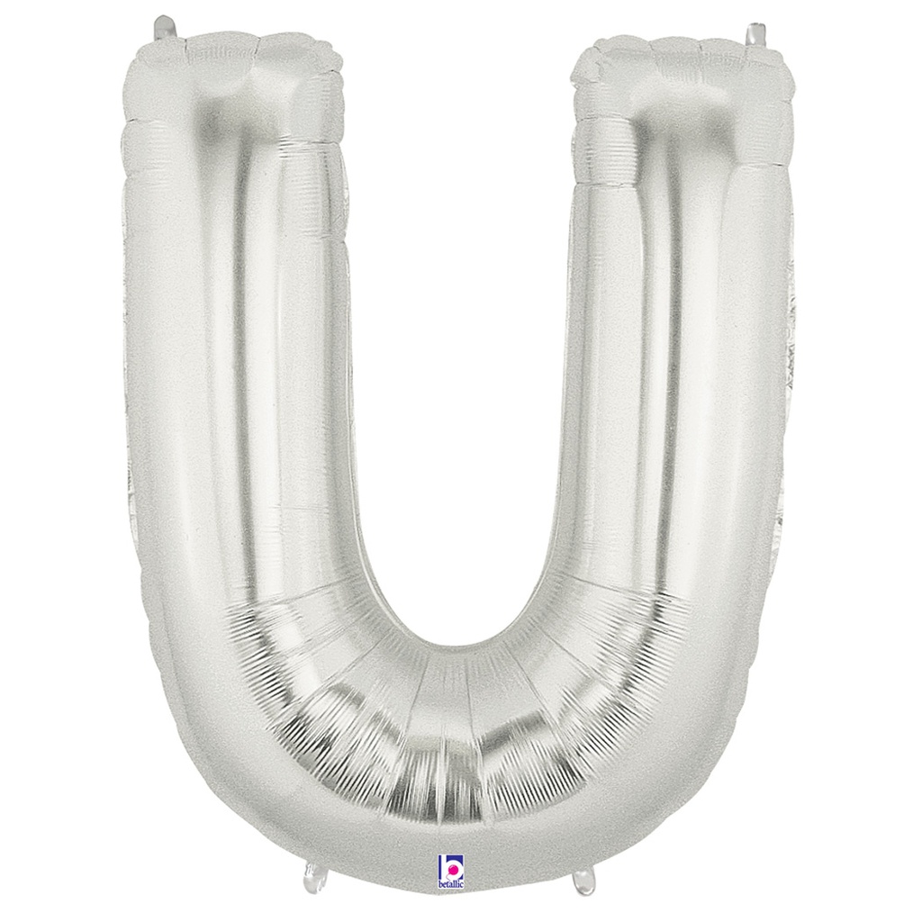 Megaloon U Silver Foil Balloon 40&quot; 1pk