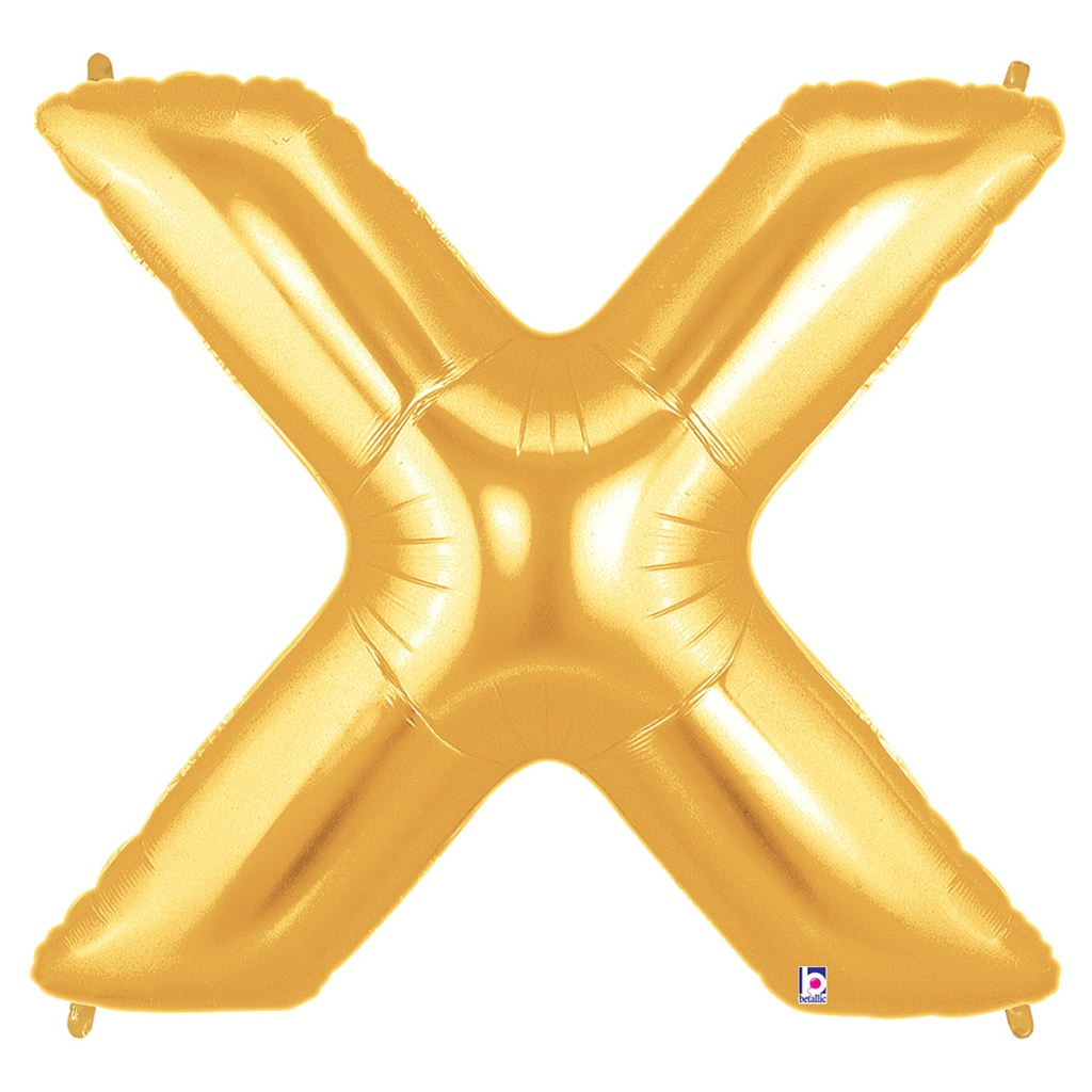 Megaloon X Gold Foil Balloon 40&quot; 1pk