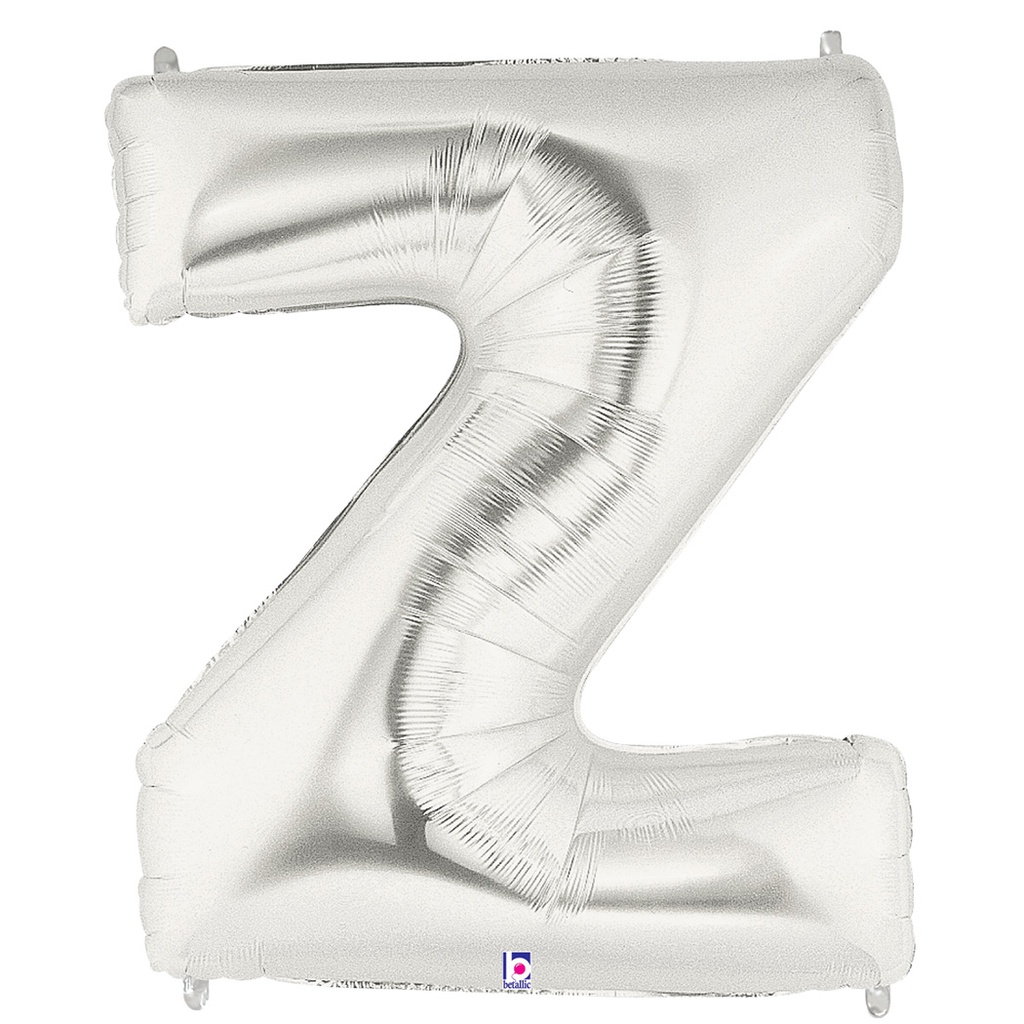 Megaloon Z Silver Foil Balloon 40&quot; 1pk