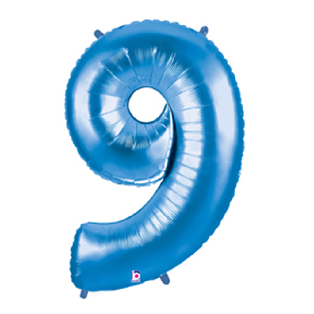 Megaloon 9 Blue Foil 40&quot; 1pk