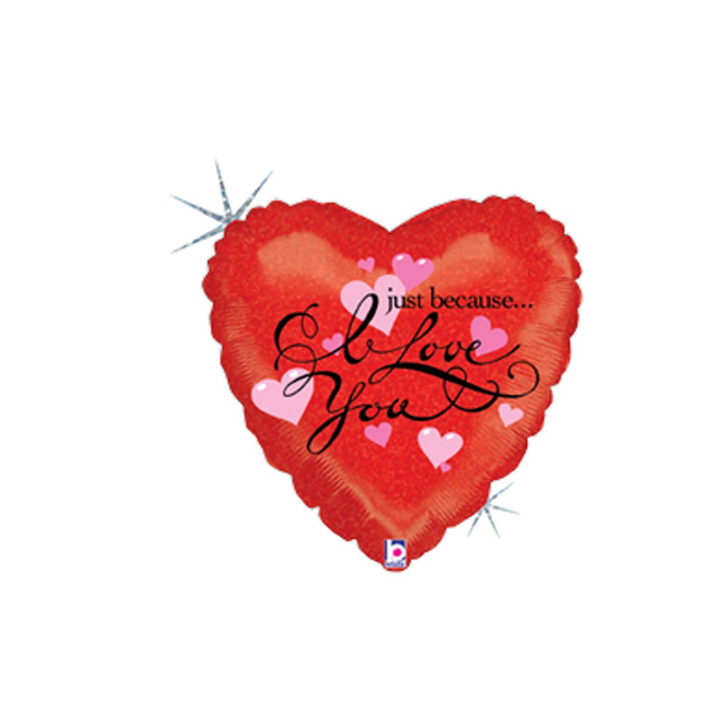 I love you, Just Because Foil 9/23cm