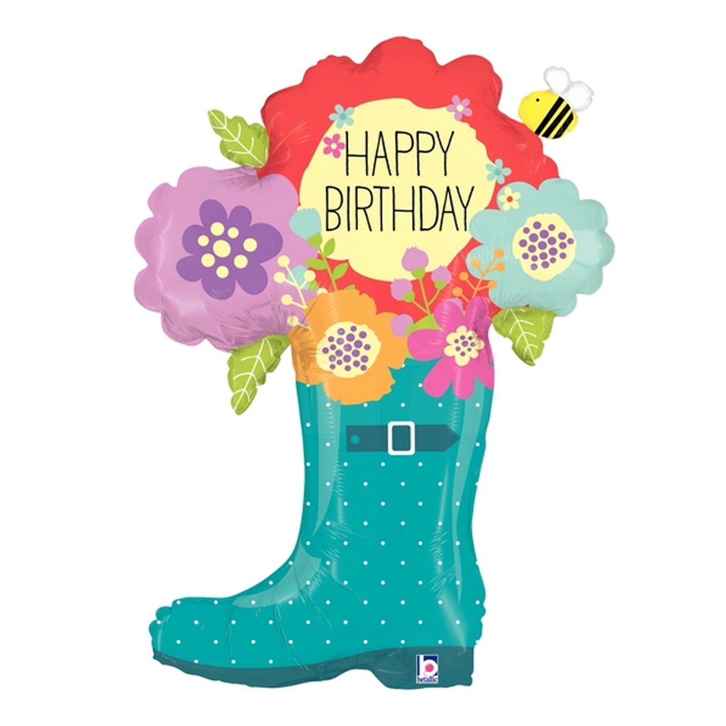 Birthday Rain Boot 37''/94cm Shape