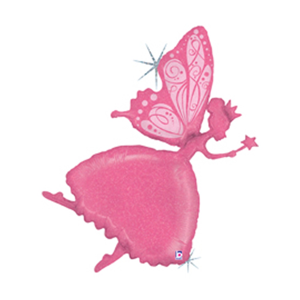 Fairy Princess Silhouette Shape Foil 52&quot; 1pk